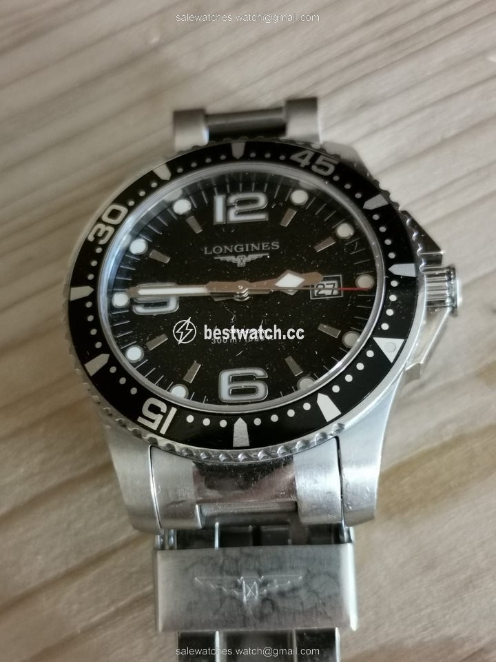 Longines HydroConquest Mens watch Unisex Quartz Steel L3.640.4 Replica 2