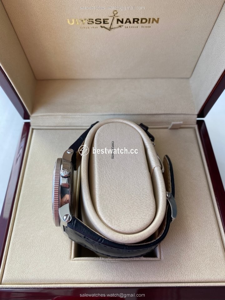 IMG_9085 Ulysse Nardin Marine Chronometer 41mm Mens watch Unisex Automatic Steel 263-66 62 Replica 2