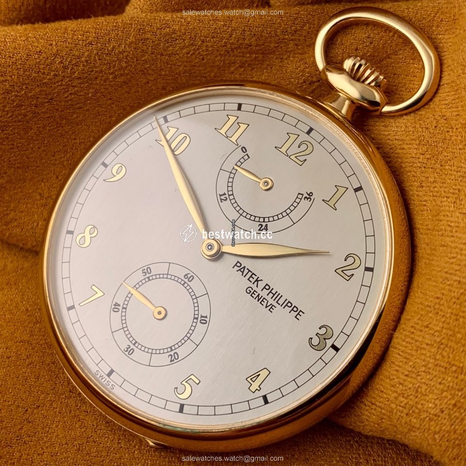 IMG_9085 Patek Philippe Vintage Mens watch Unisex Manual winding Yellow gold 972 1J-010 Replica 2
