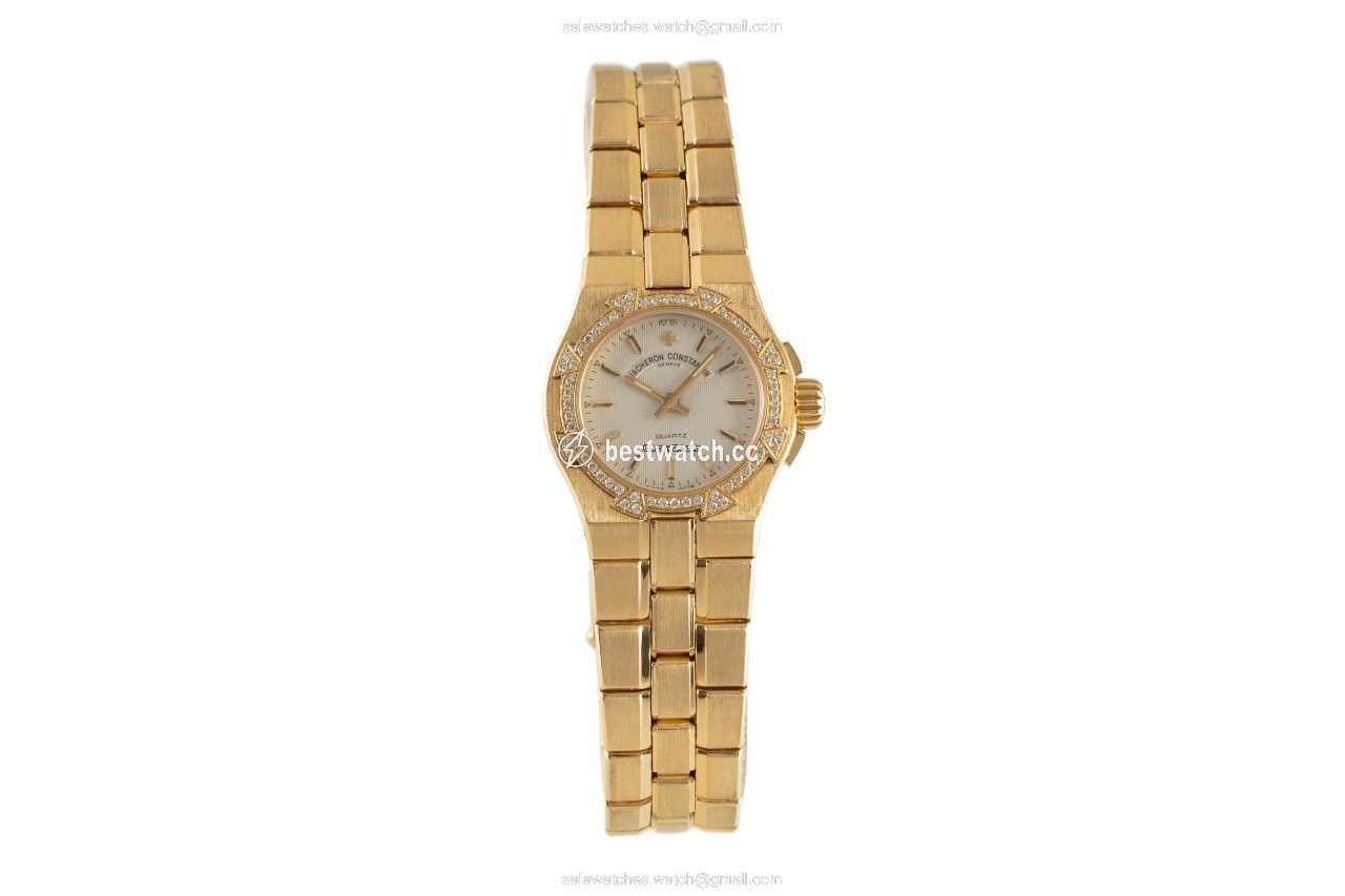IMG_9085 Vacheron Constantin Overseas Womens watch Quartz Yellow gold 12050 Replica 2