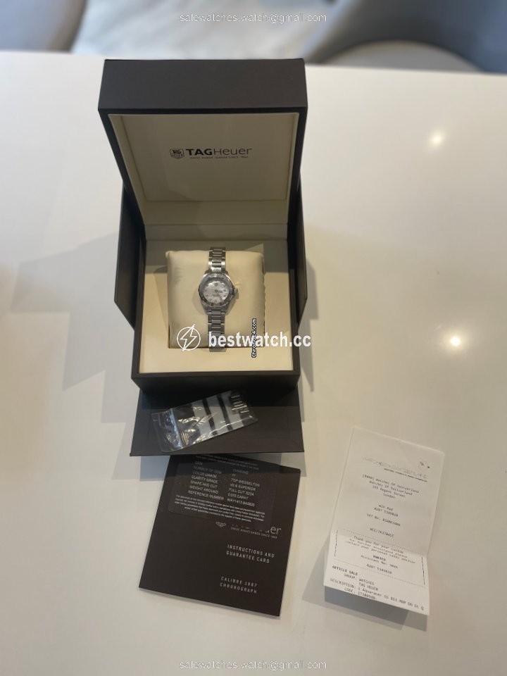 IMG_9085 TAG Heuer Aquaracer Lady Quartz Steel WAF141G Replica 2