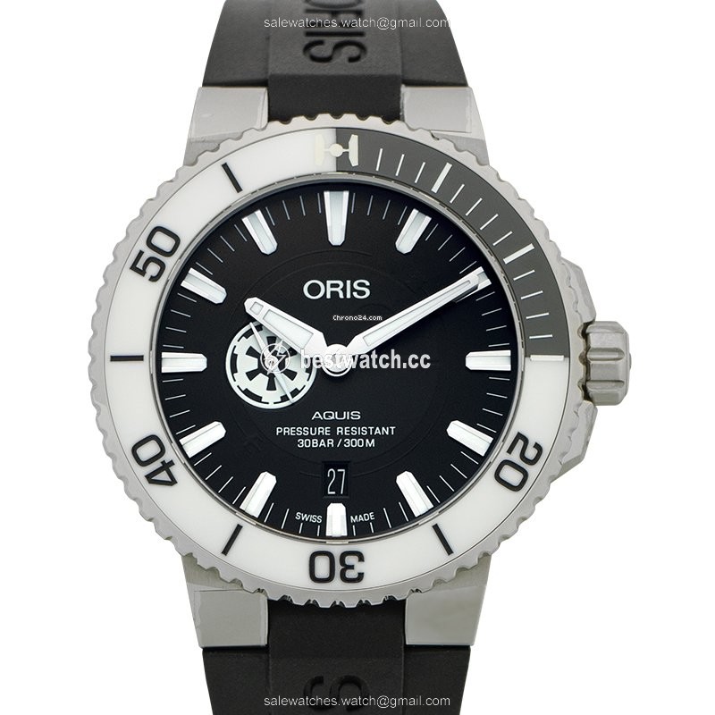 Oris Aquis Mens watch Unisex Automatic Steel 01 743 7734 4184-Set RS Replica 2