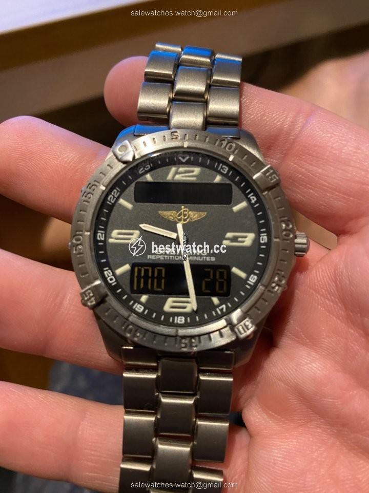 IMG_9085 Breitling Aerospace Mens watch Unisex Quartz Titanium E65362 Replica 2