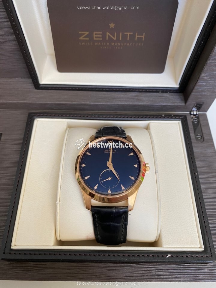 Zenith Mens watch Unisex Automatic Yellow gold 18.1955.689 Replica 2