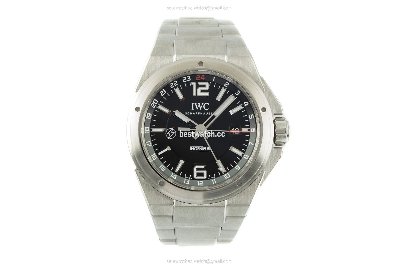 IWC Ingenieur Dual Time Mens watch Unisex Automatic Steel IW324402 Replica 2