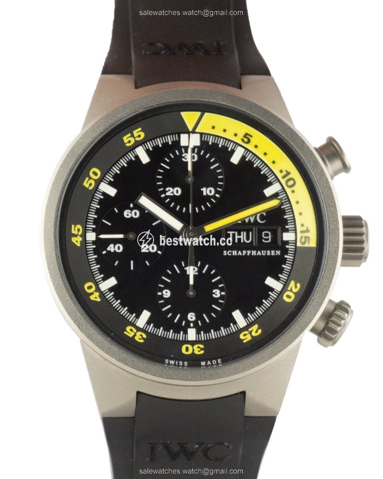 IMG_9085 IWC Aquatimer Chronograph Mens watch Unisex Automatic Titanium IW371918 Replica 2