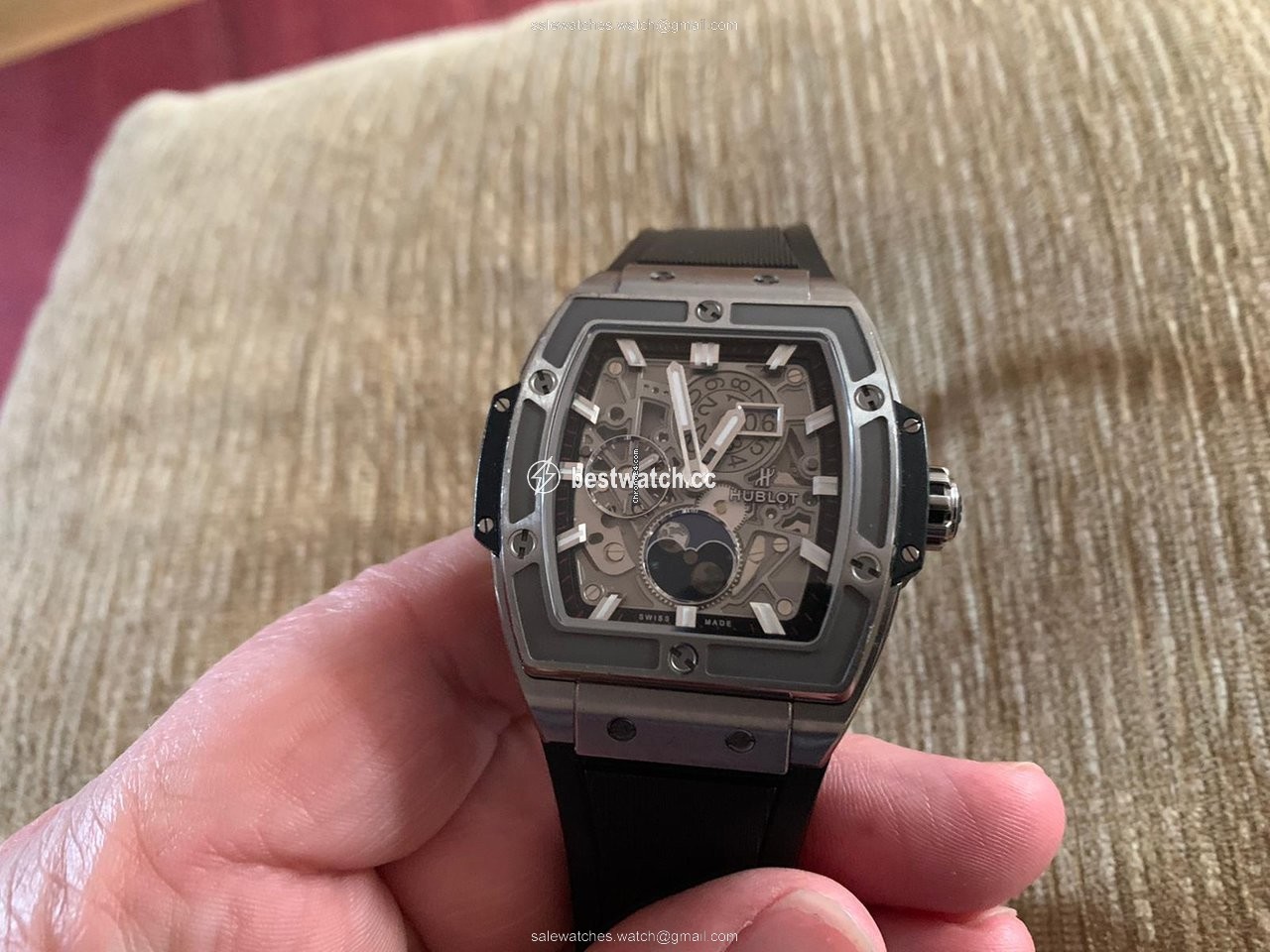 IMG_9085 Hublot Spirit of Big Bang Mens watch Unisex Automatic Titanium 601.NM.0173.LR Replica 2