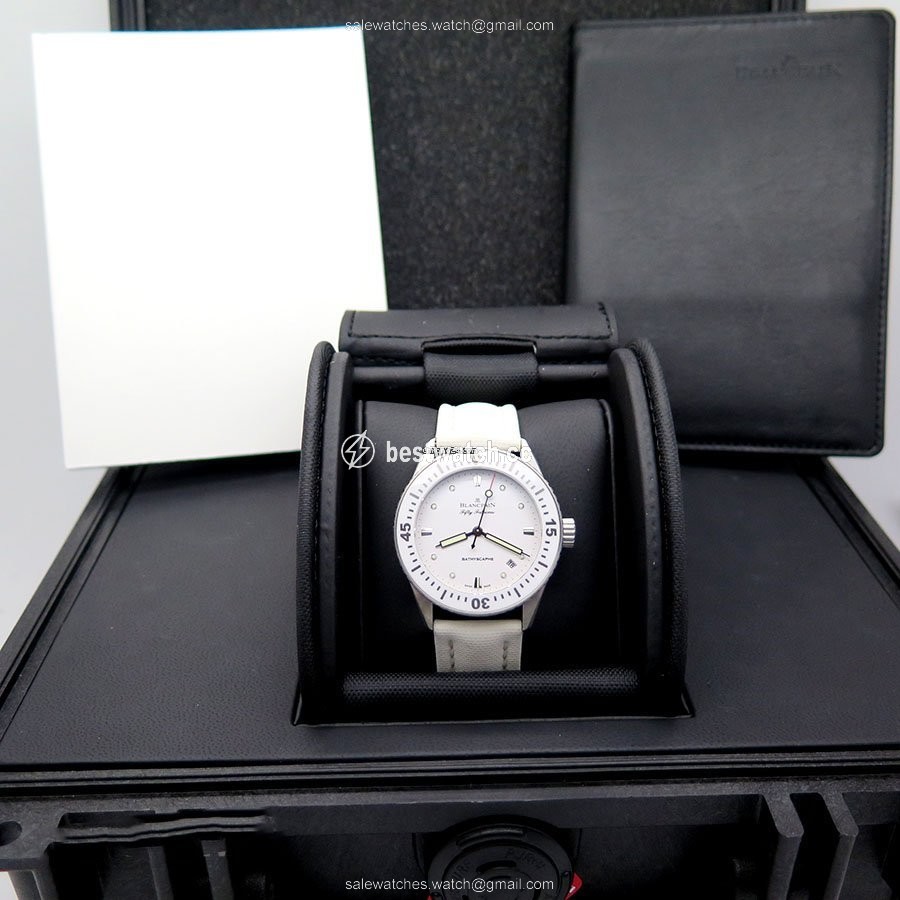 Blancpain Fifty Fathoms Bathyscaphe Womens watch Automatic Steel 5100-1127-NAWA Replica 2