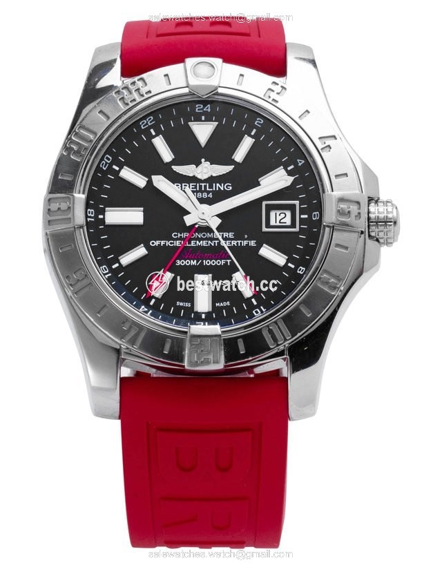 IMG_9085 Breitling Avenger II GMT Mens watch Unisex Automatic Steel A3239011.BC35 Replica 2