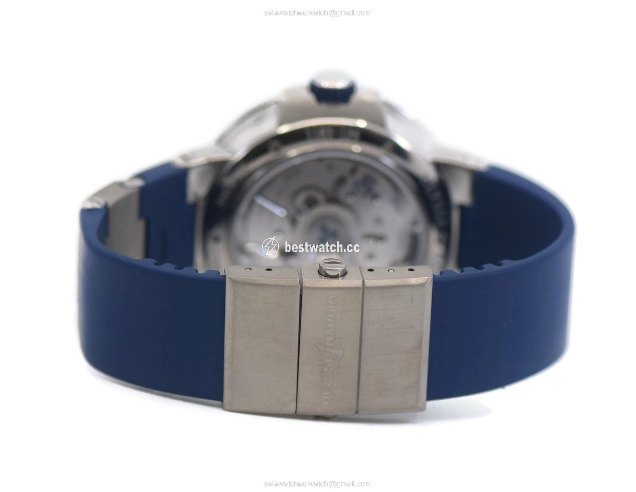 IMG_9085 Ulysse Nardin Marine Chronometer Manufacture Mens watch Unisex Automatic Steel 1183-126-3 40 Replica 2