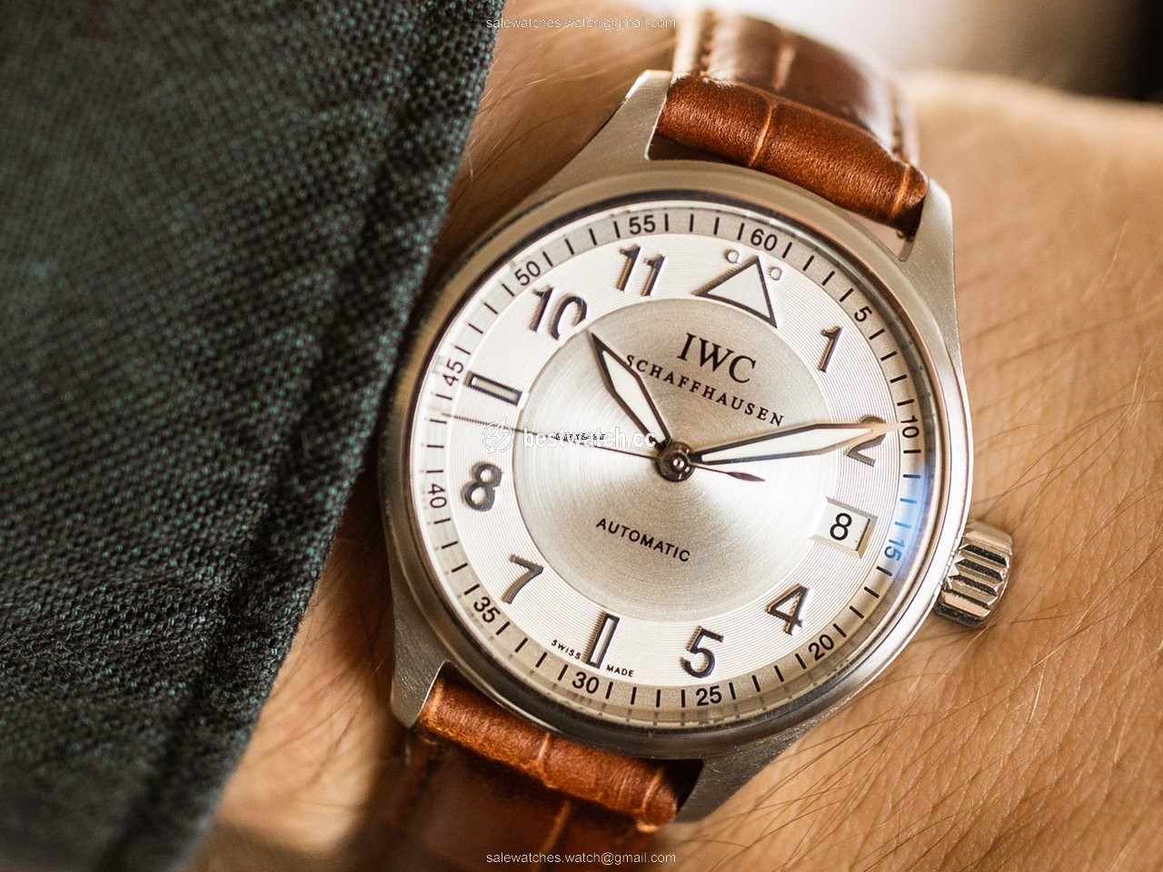 IMG_9085 IWC Pilot Mens watch Unisex Automatic Steel 3256-02 Replica 2