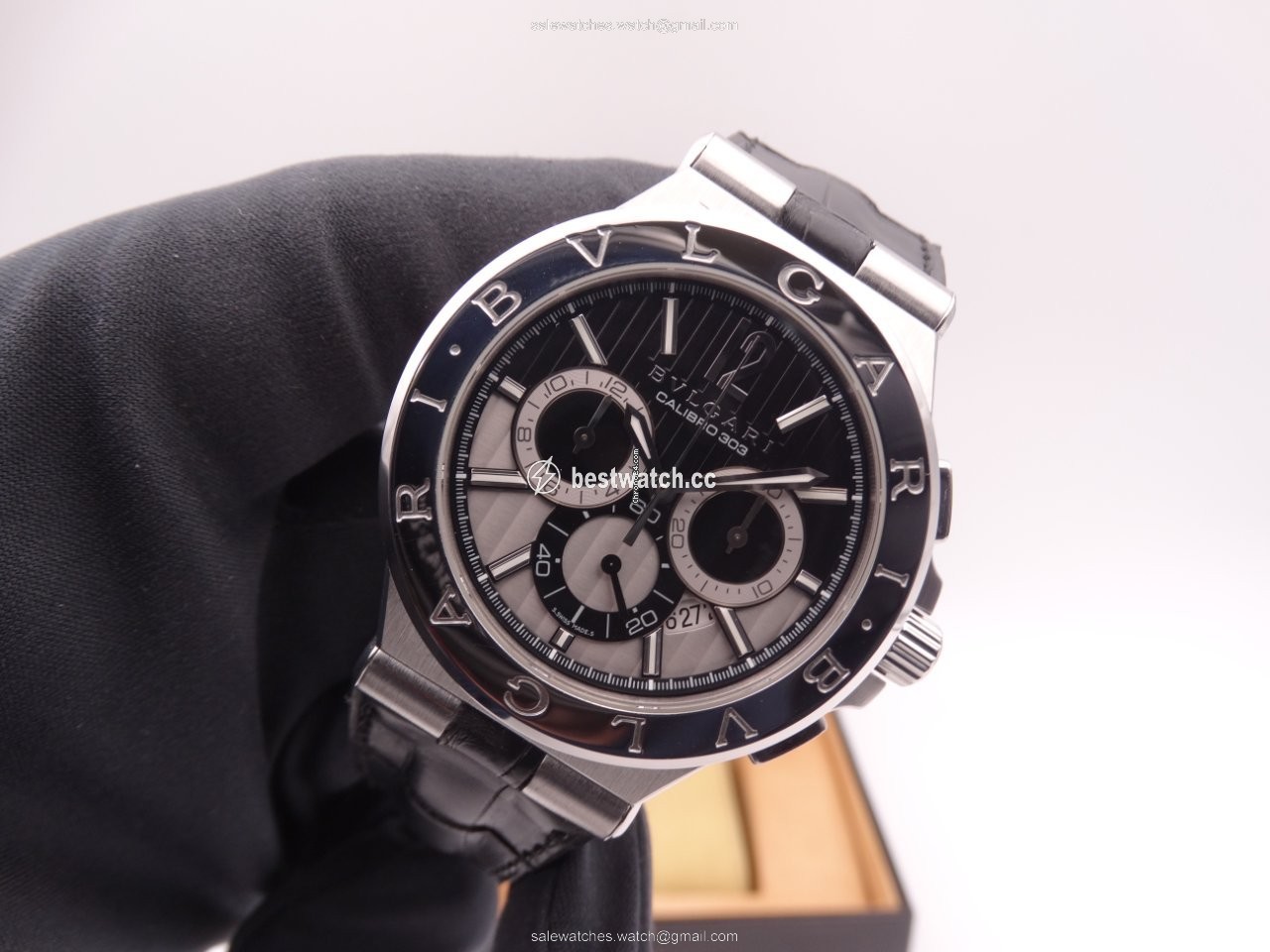 IMG_9085 Bulgari Diagono Mens watch Unisex Automatic Steel DG 42 S CH Replica 2