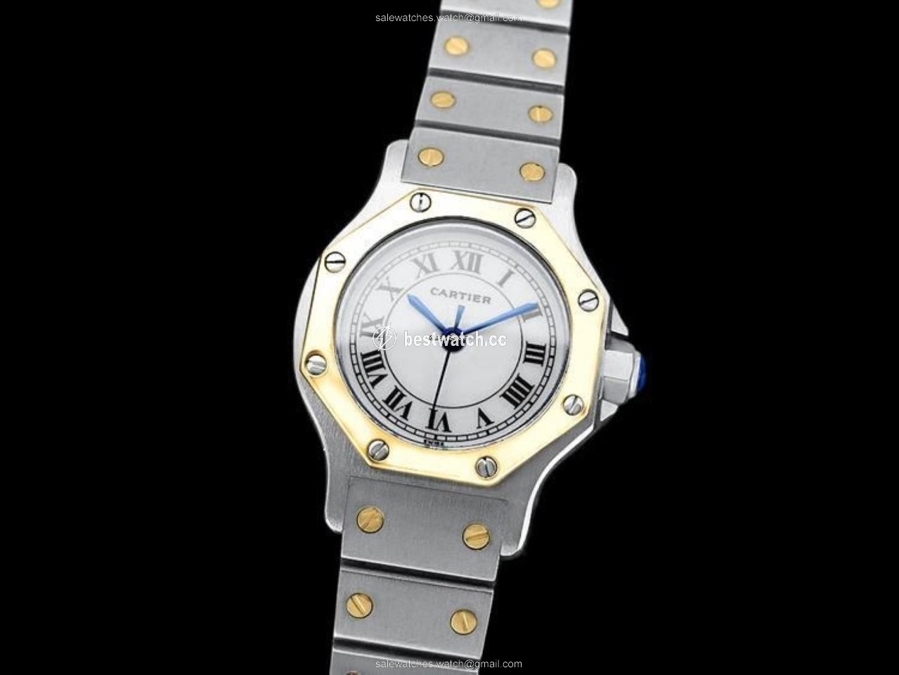 IMG_9085 Cartier Mens watch Unisex Automatic Gold Steel 8437ST Replica 2