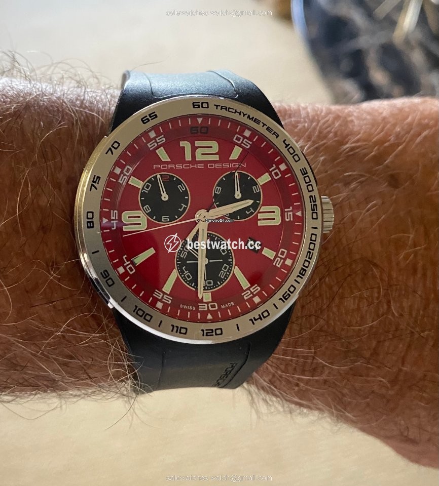 IMG_9085 Porsche Design Flat Six Mens watch Unisex Quartz Steel P6310 Replica 2