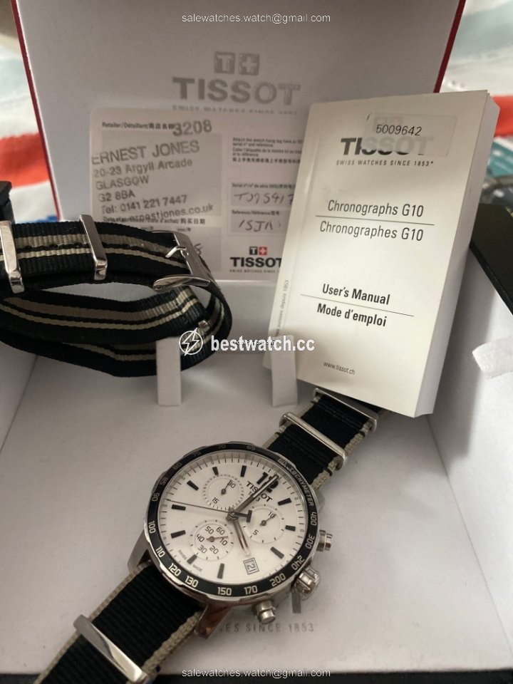 IMG_9085 Tissot Quickster Mens watch Unisex Quartz Steel T0954171603700 Replica 2