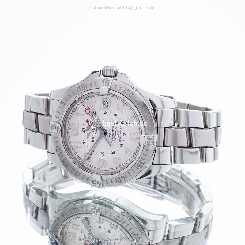 IMG_9085 Breitling Colt GMT Mens watch Unisex Automatic Steel A32350 Replica 2