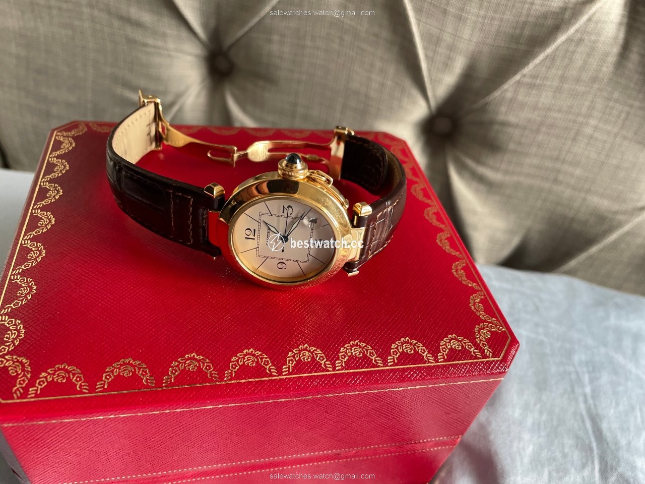 IMG_9085 Cartier Pasha Mens watch Unisex Automatic 4020 Replica 2
