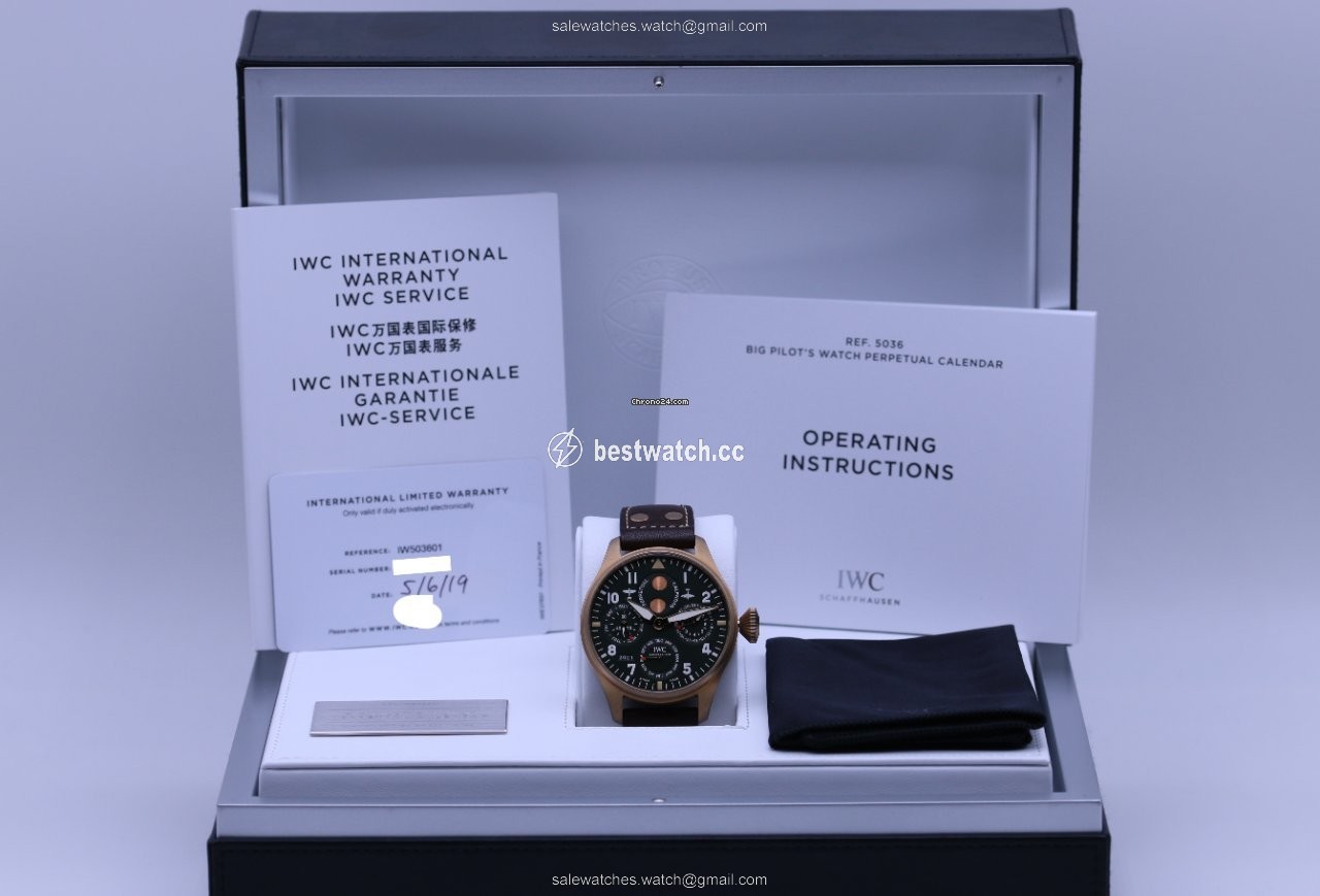 IMG_9085 IWC Big Pilot Mens watch Unisex Automatic Bronze IW503601 Replica 2