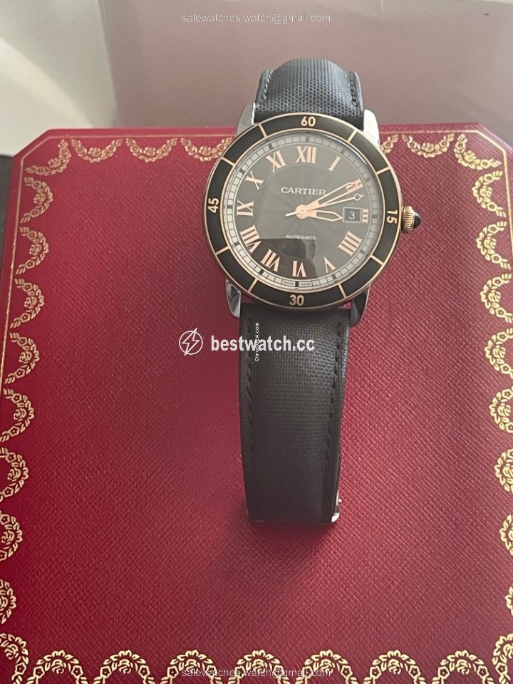 IMG_9085 Cartier Ronde Croisiere de Cartier Mens watch Unisex Automatic Steel W2RN0005 Replica 2