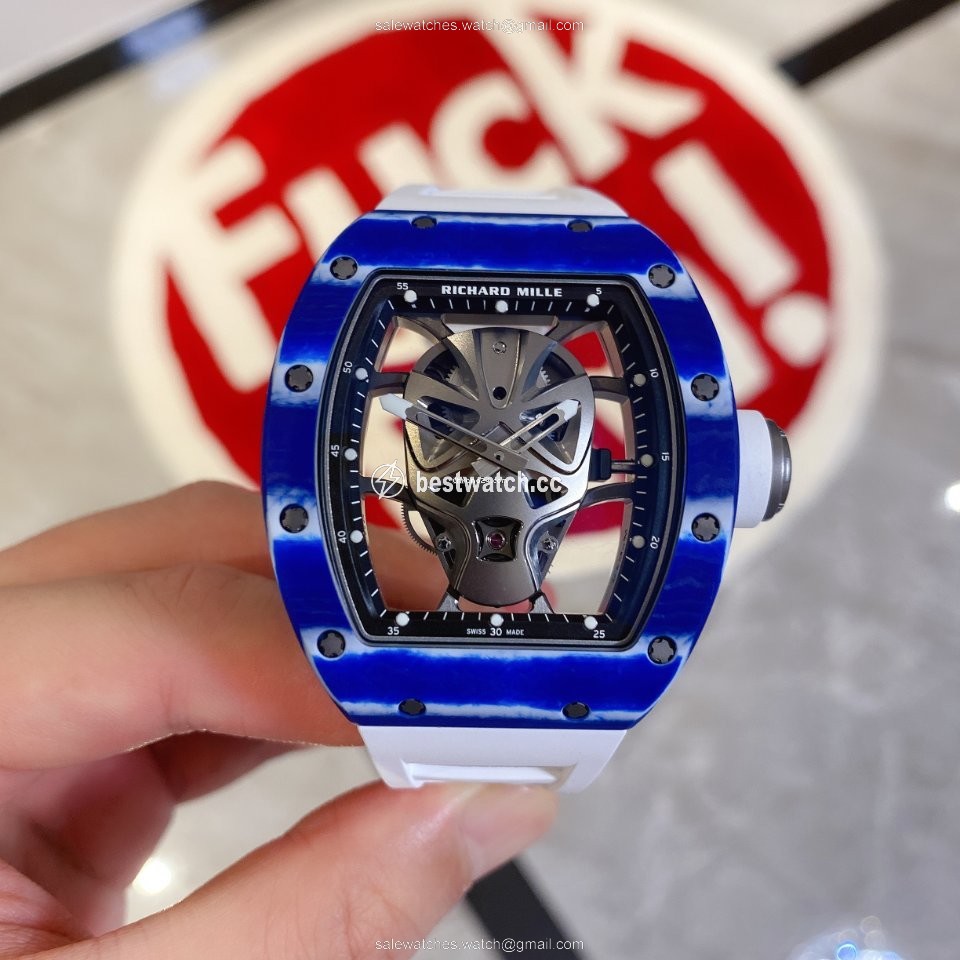 IMG_9085 Richard Mille RM 052 Mens watch Unisex Manual winding Ceramic RM 52-01 Replica 2