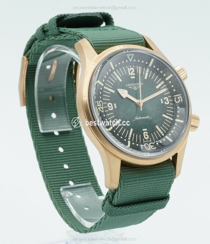 Longines Legend Diver Mens watch Unisex Automatic Bronze L3.774.1.50.2 Replica 2