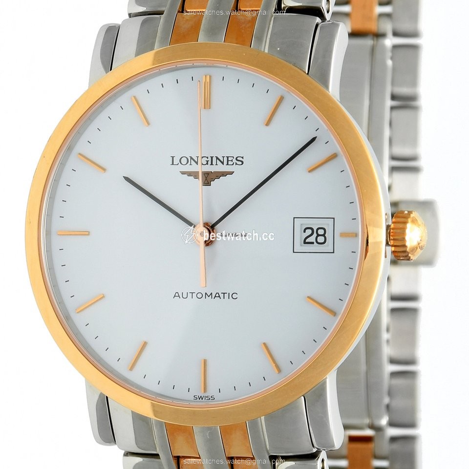 IMG_9085 Longines Elegant Mens watch Unisex Automatic Gold Steel L4.809.5.12.7 Replica 2
