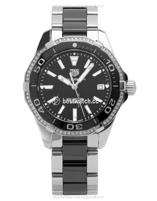 TAG Heuer Aquaracer Lady Mens watch Unisex Quartz Steel WAY131G.BA0913 Replica 2