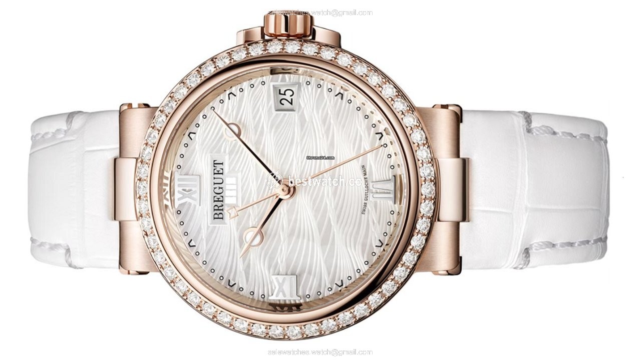 IMG_9085 Breguet Marine Womens watch Automatic Rose gold 9518BR 52 984 D000 Replica 2