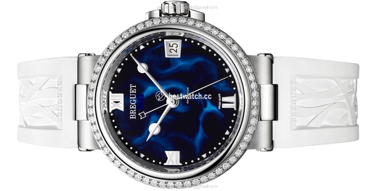 IMG_9085 Breguet Marine Womens watch Automatic Steel 9518ST E2 584 D000 Replica 2