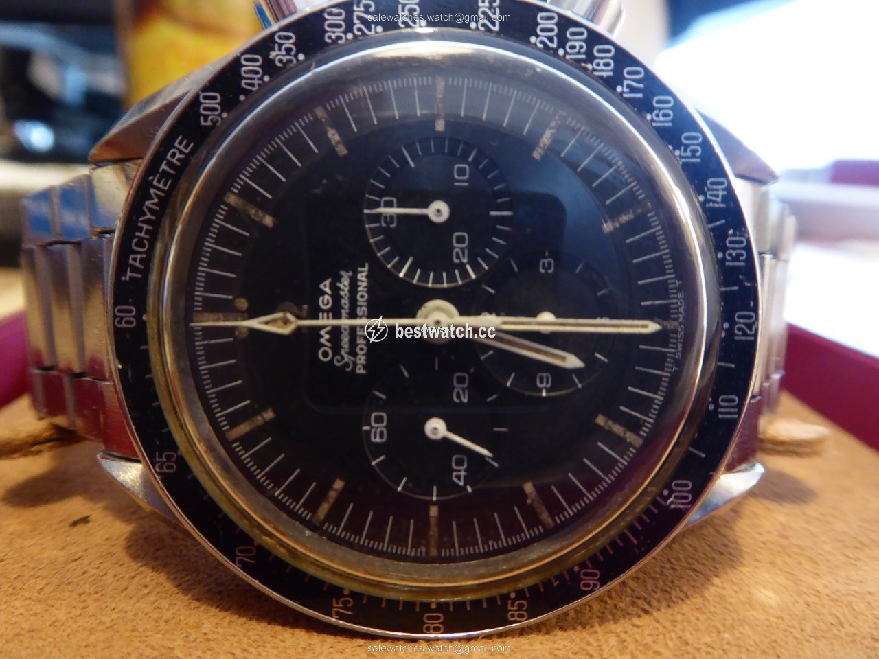 IMG_9085 Omega Speedmaster Professional Moonwatch Mens watch Unisex Manual winding Steel 105 012 64 Replica 2