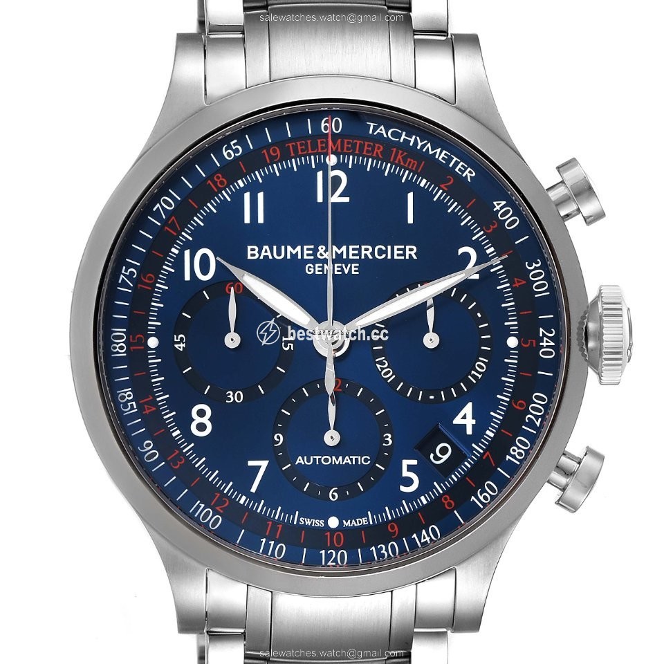 Baume & Mercier Capeland Mens watch Unisex Automatic Steel 10066 Replica 2