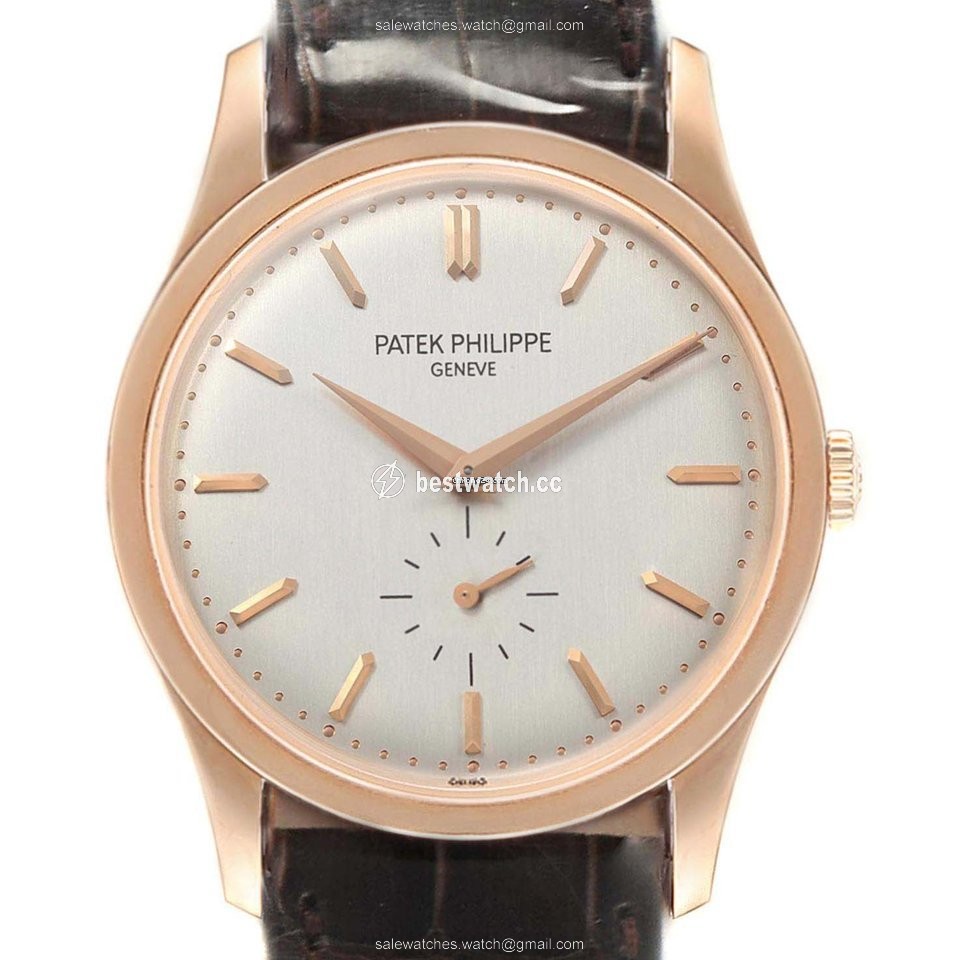 IMG_9085 Patek Philippe Calatrava Mens watch Unisex Manual winding Rose gold 5196R Replica 2