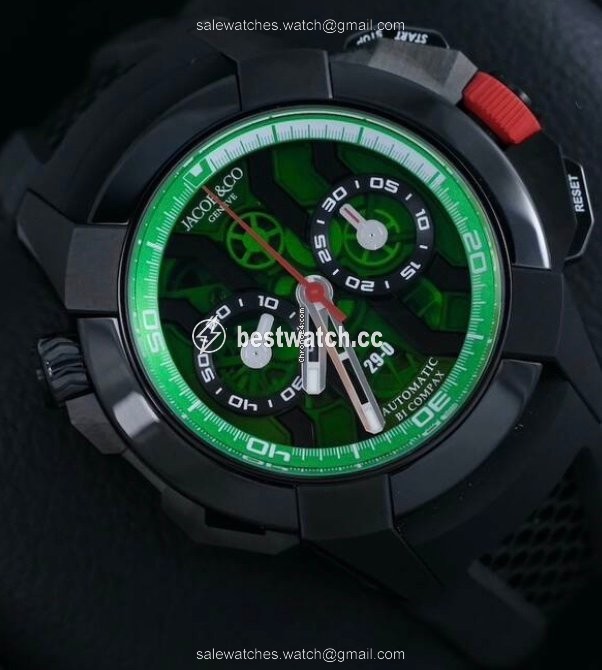 Jacob & Co. Mens watch Unisex Automatic Titanium EC323.21.AA.AA.A Replica 2