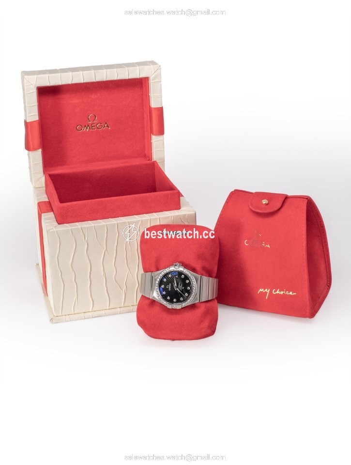 IMG_9085 Omega Constellation Ladies Womens watch Automatic White gold 123.55.31.20.51.001 Replica 2