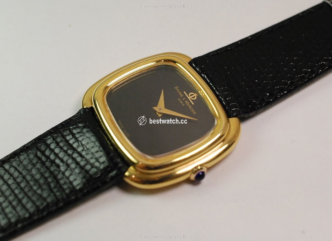 IMG_9085 Baume & Mercier Mens watch Unisex Manual winding Yellow gold 37091 Replica 2