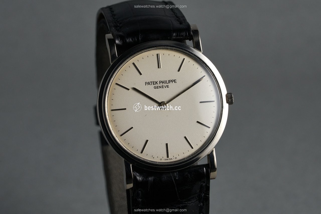 IMG_9085 Patek Philippe Calatrava Mens watch Unisex Manual winding White gold 3520G Replica 2