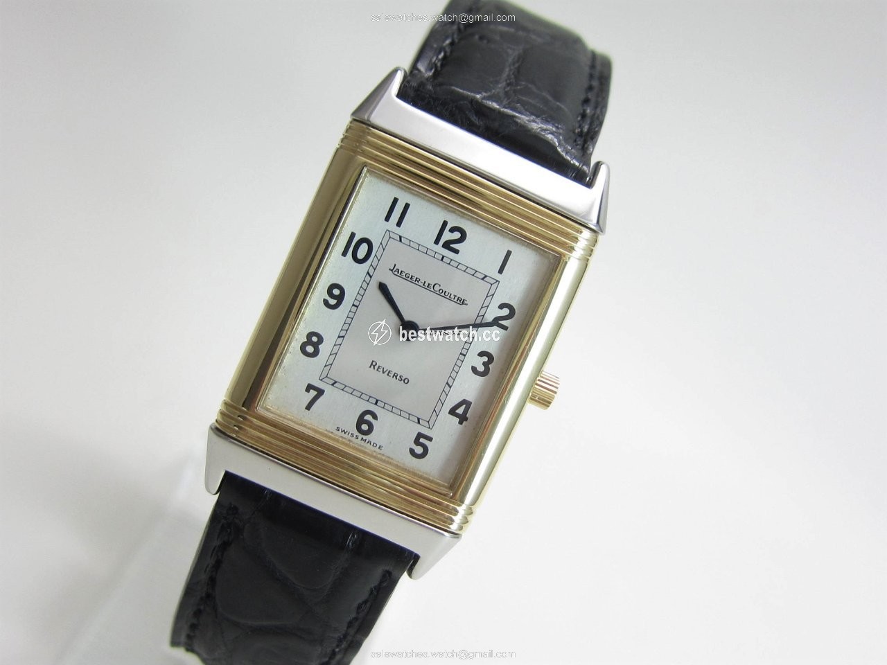 IMG_9085 Jaeger-LeCoultre Reverso Classique Mens watch Unisex Manual winding Gold Steel 250.5.86 Replica 2