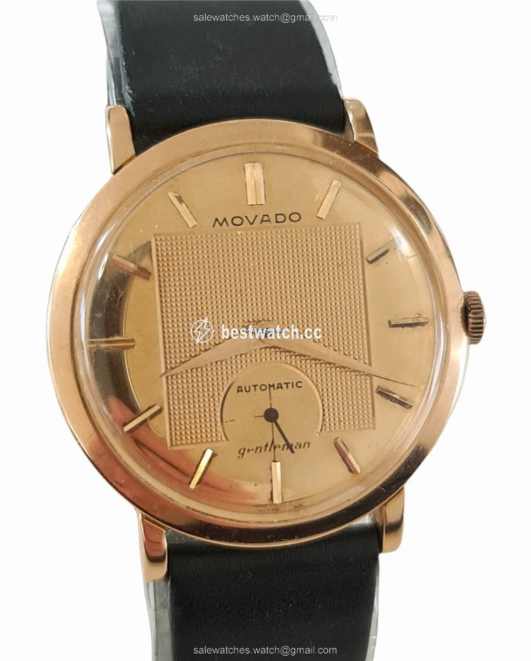 IMG_9085 Movado Mens watch Unisex Automatic Rose gold R8483 Replica 2