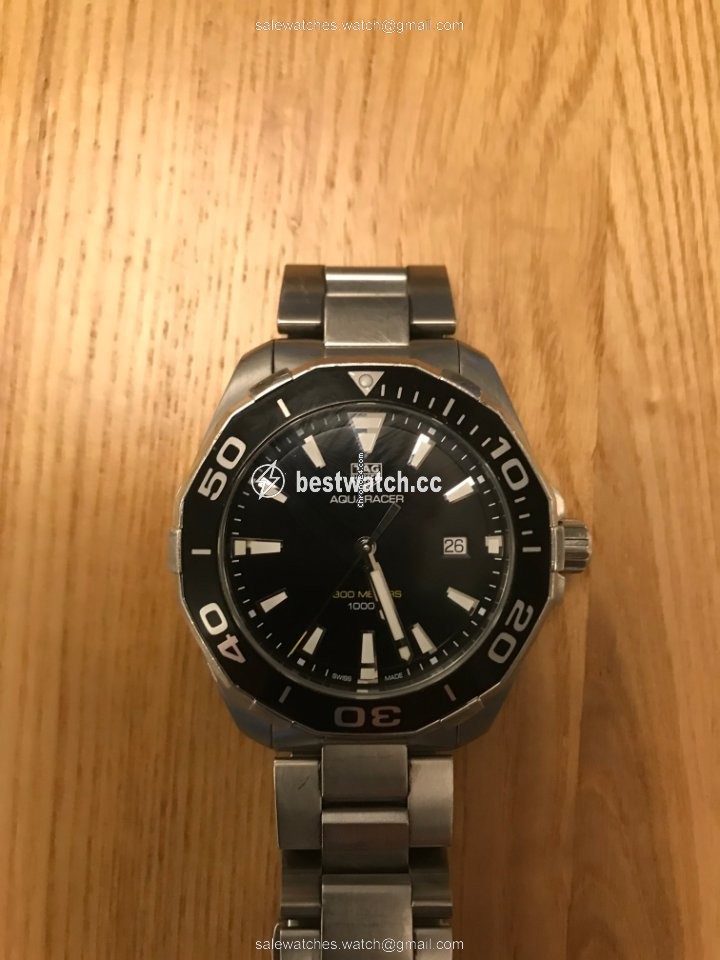 TAG Heuer Aquaracer Mens watch Unisex Quartz Steel WAY101A.BA0746 Replica 2