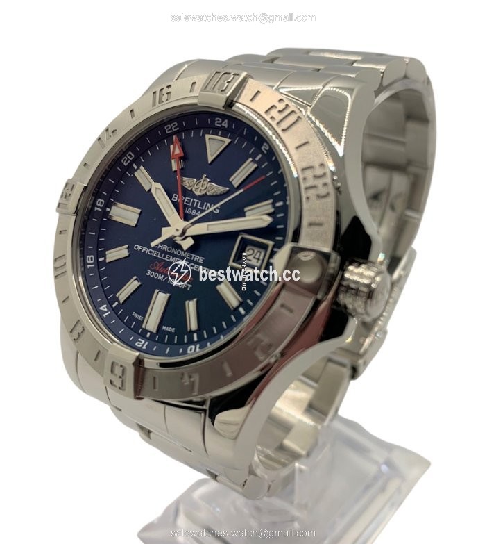 IMG_9085 Breitling Avenger II GMT Mens watch Unisex Automatic Steel A3239011 C872 170A Replica 2