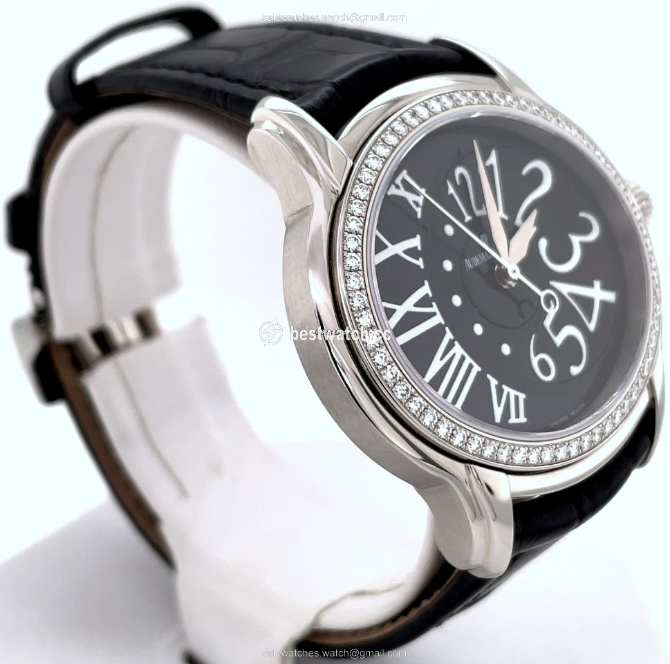 IMG_9085 Audemars Piguet Millenary Womens watch Automatic Steel 77301ST.ZZ.D002CR.01 Replica 2