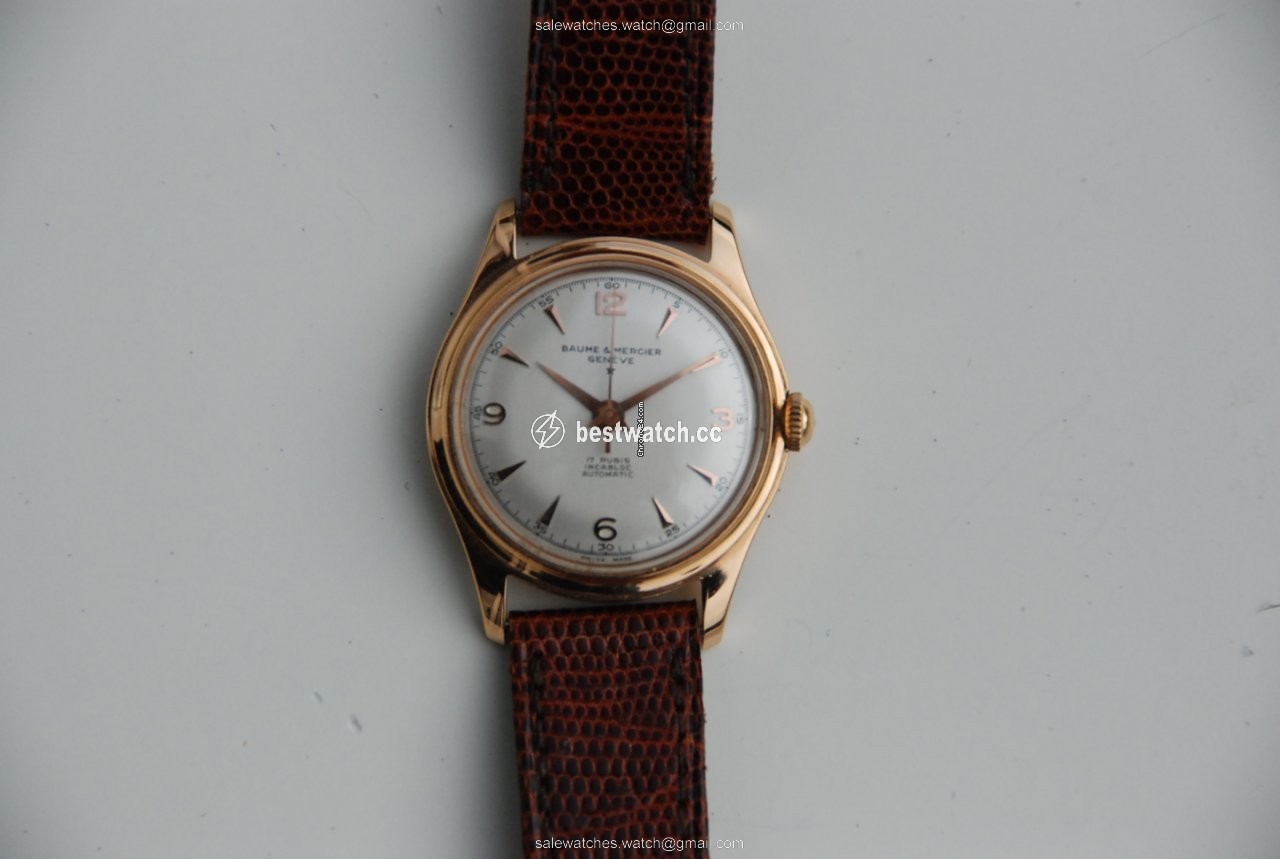 IMG_9085 Baume & Mercier Mens watch Unisex Automatic Rose gold 3109 Replica 2
