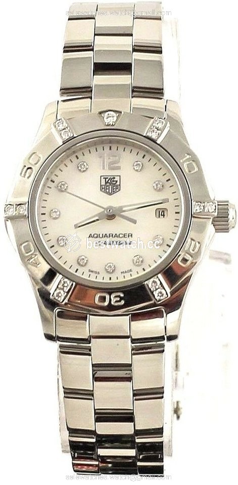 TAG Heuer Aquaracer Lady Quartz Steel WAF141G.BA0813 Replica 2