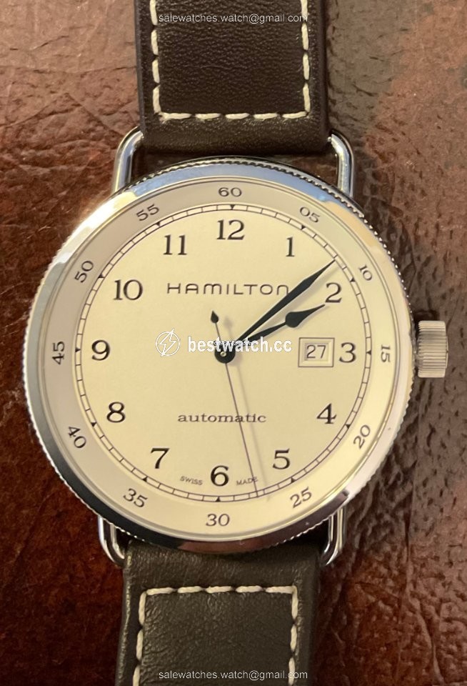 IMG_9085 Hamilton Khaki Navy Pioneer Mens watch Unisex Automatic Steel H77715553 Replica 2