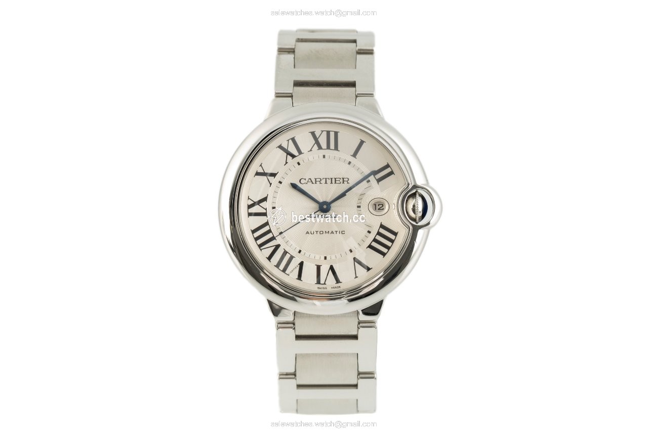 IMG_9085 Cartier Ballon Bleu 42mm Mens watch Unisex Automatic Steel 3001 Replica 2