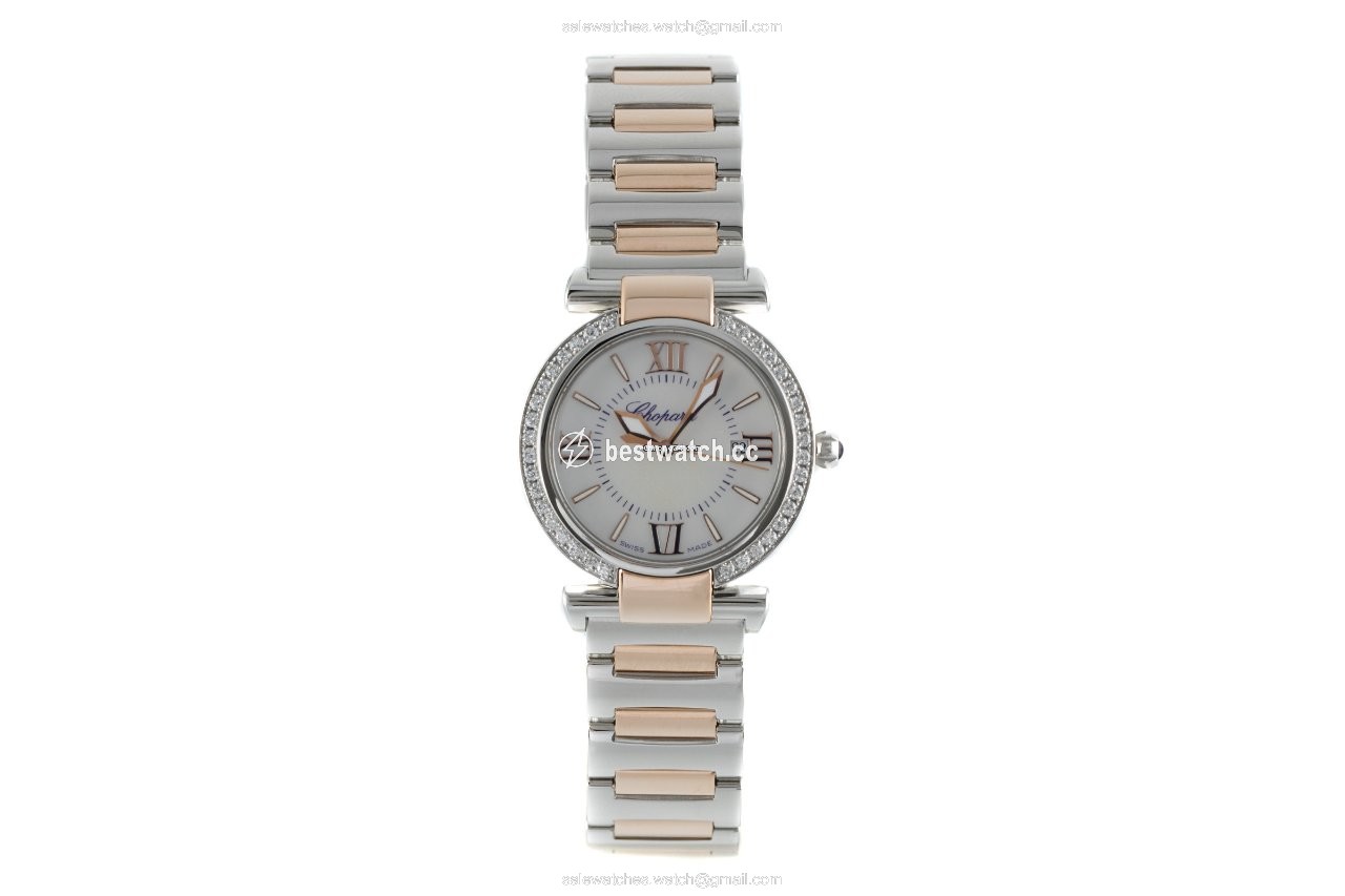 IMG_9085 Chopard Imperiale Womens watch Quartz Gold Steel 388541-6004 Replica 2