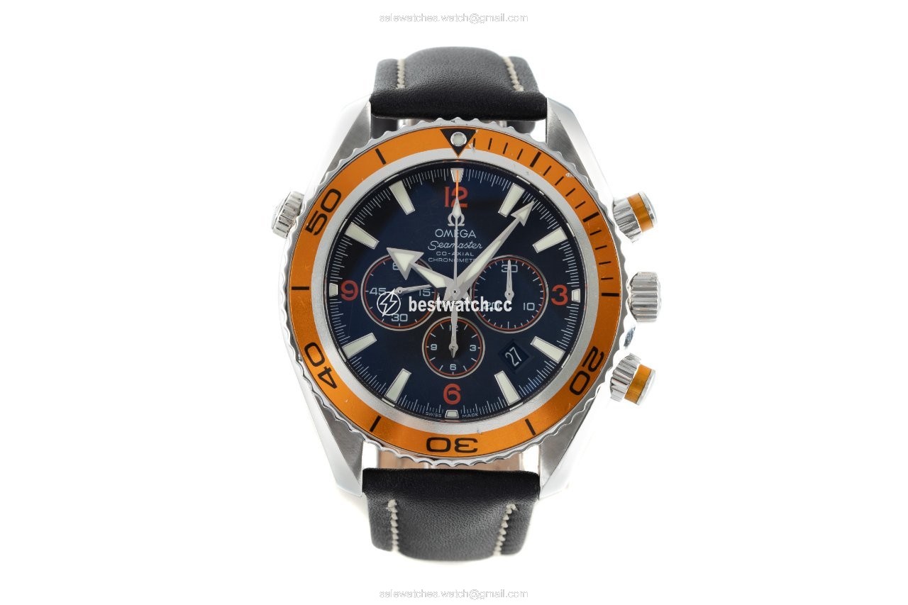 IMG_9085 Omega Seamaster Planet Ocean Chronograph Mens watch Unisex Automatic Steel 2918.50.82 Replica 2