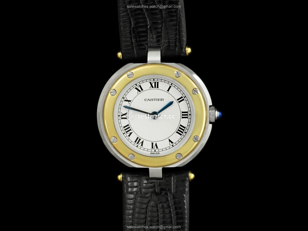 Cartier Womens watch Quartz Gold Steel 8307 Replica 2