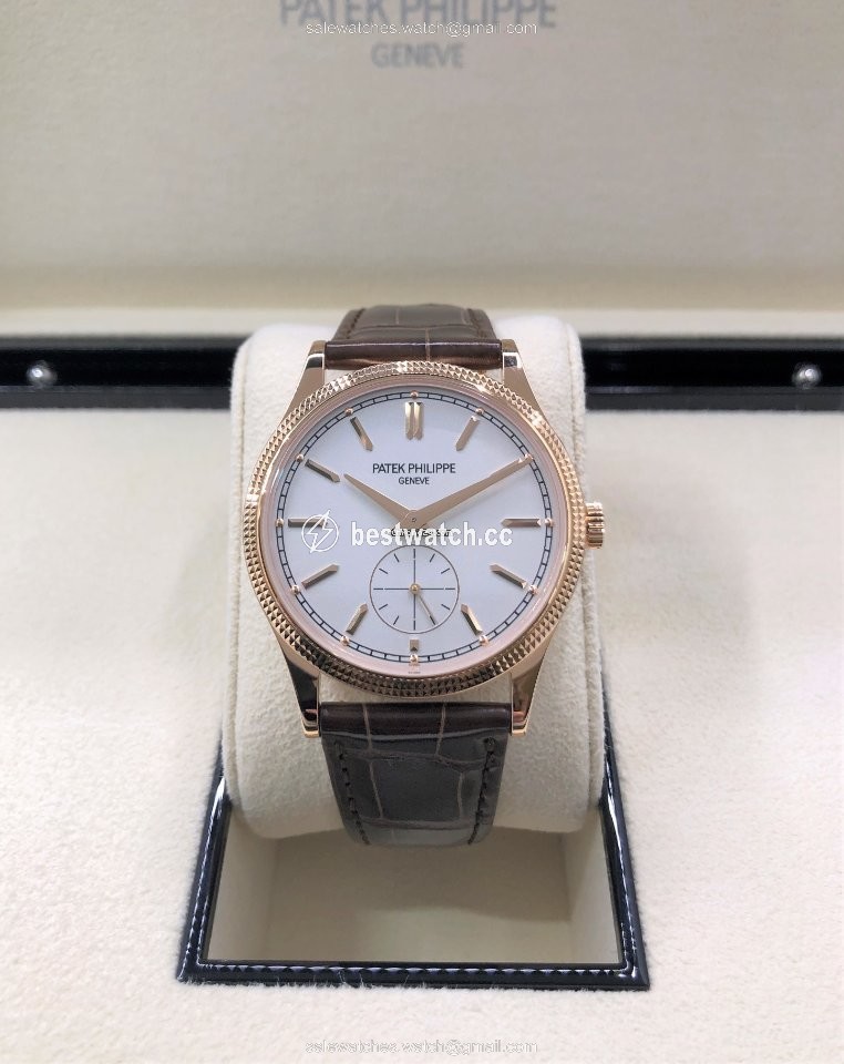IMG_9085 Patek Philippe Calatrava Mens watch Unisex Manual winding Rose gold 6119R-001 Replica 2