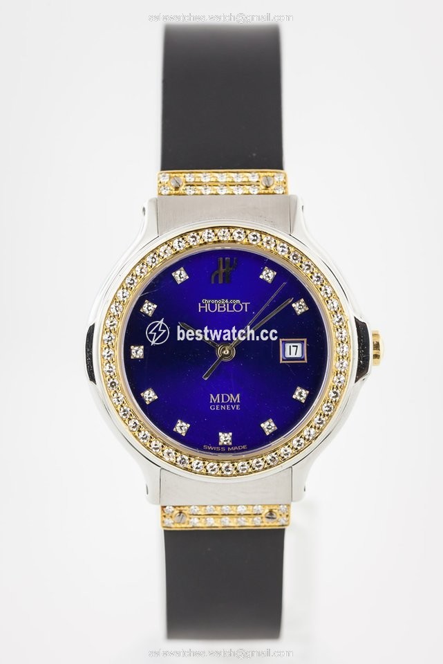 IMG_9085 Hublot Classic Womens watch Quartz Gold Steel Hublot 1393.2.054 Replica 2